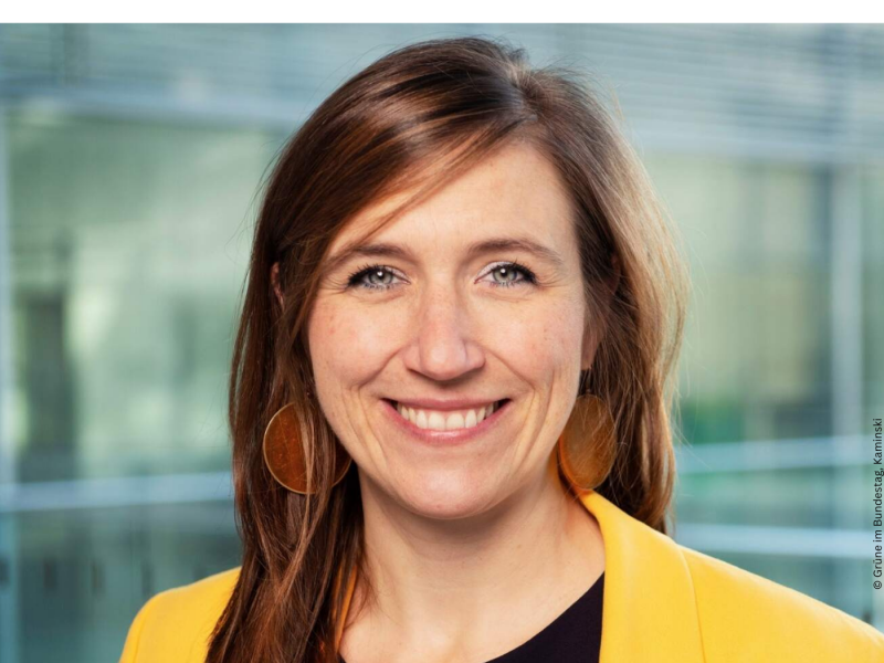 Katharina Beck, MdB und finanzpolitische Sprecherin der Grünen